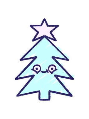 Noel Ağacı Tebeşiri 'nin animasyonunu durdurup duraklat