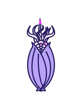 Koçandaki kabuksuz Brezilya mısırının animasyonunu güçlendir.