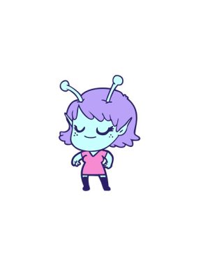 Gülümseyen uzaylı kız çizgi filminin bölücü etkisi