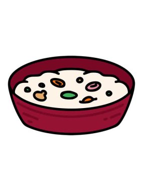 Brezilya karikatürünün animasyonunu limonlu geleneksel galinhada çanağı çalıştırın.