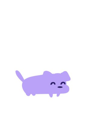 Küçük köpeğin animasyonunu genişletiyor