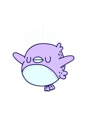 Geleneksel dövme stili kanat çırpan Robin çiziminin neon ışık efekti animasyonu