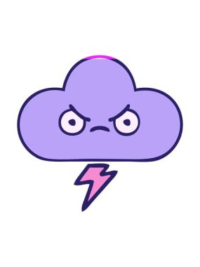 Fırtına bulutu çiziminin animasyonunu çalıştır.