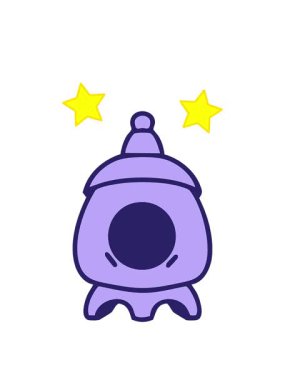 dönen yıldızlar geleneksel Japon ishidoro taş tapınağının animasyonu