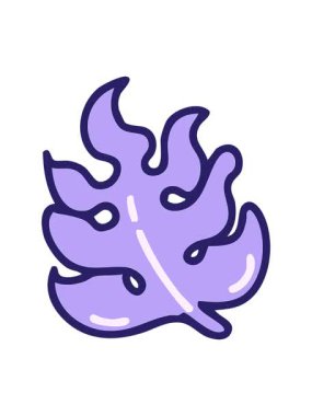 Brezilya bölgesindeki canavar bitki yaprağının animasyonunu durdurup duraklat