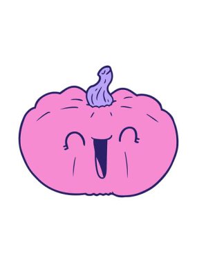 Balkabağı çizgi filminin parlak ışık efekti