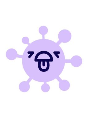 İğrenç virüsün neon ışık efektleri