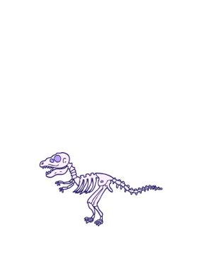 Karalama tarzı dinozor kemiklerinin yükselişi ve yüzdürülmesi