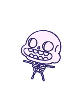 İskelet tasarımının gösterişli satış animasyonu