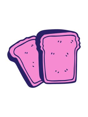 Çizgi film tostunun animasyonunu renklendir