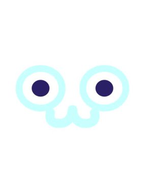 Gözünü dikmiş hayvan yüzü simgesinin canlandırma efektini göster