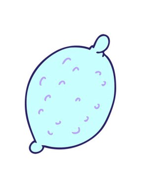 Garip çizgi film kirecinin animasyonunu salla ve durdur