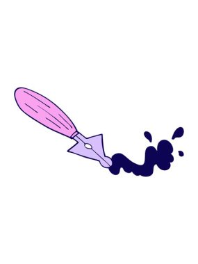 neon ışık efekti çizgi film dolmakalemi animasyonu