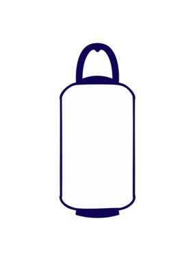 Geleneksel Japon asılı kağıt fener tasarımının neon ışık efekti animasyonu