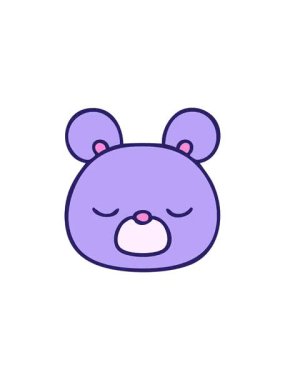 Değişken gölgeli çizgi film ayısının gösterişli satış animasyonu