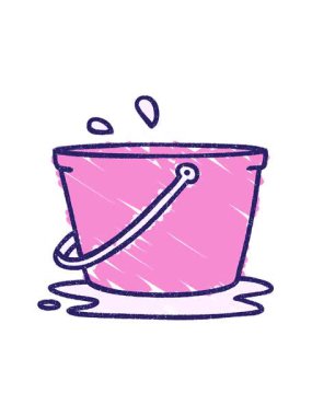 Islak Kova Tebeşiri Çiziminin hareketli animasyonu