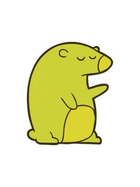 Kawaii Ayı çizgi filminin renk animasyonu değişiyor