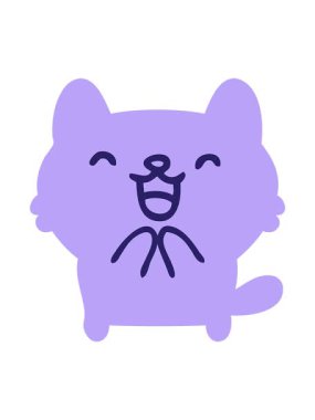 Yaramaz cadılar bayramı kedisinin hareketli animasyonu