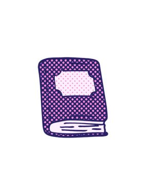 karikatür karalamalarının radyoaktif parlak animasyonu eski deri kitap