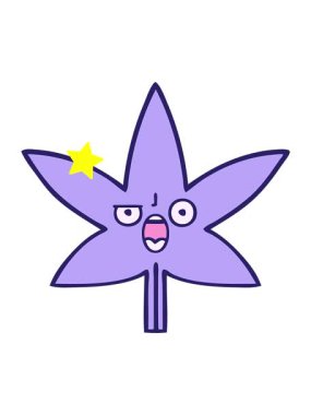 Parıldayan yıldızlar, sonbahar yaprağının çizgi filminin animasyonunu etkiler.