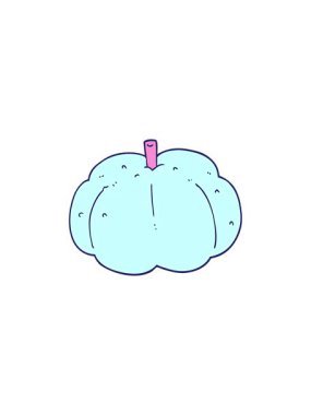 Çizgi balkabağı çiziminin satış animasyonu