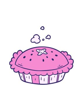 Fırından yeni çıkmış karikatür turtasının canlandırmasını salla ve durdur.