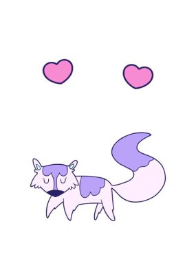 dönen kalpler tilki çizgi filminin animasyonu