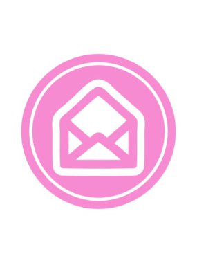 Zarf harfi dairesel simgesinin canlandırılması dikkat çekici