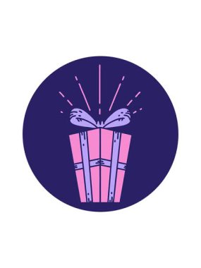 Noel hediyesinin hareketli animasyonu