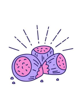 Geleneksel dövme tarzı fındık resimlerinin ışık efektleri