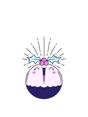 Geleneksel dövme stili Noel pudinginin animasyonunu genişletiyorum.