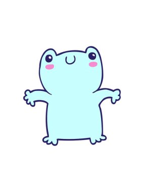 Çizgi film kurbağasının bölünme etkisi