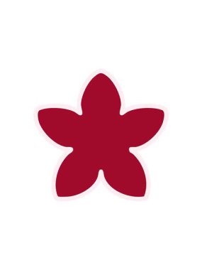 Geleneksel Japon çiçek tasarımının yıldız patlaması etkisi animasyonu