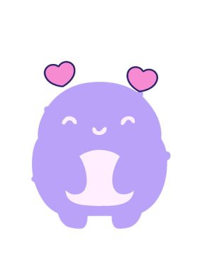 dönen kalpler küçük kurbağanın animasyonu