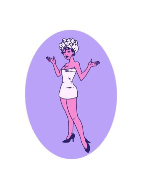 Dövmenin hareketli animasyonunu havlulu bir kızın geleneksel tarzıyla salla