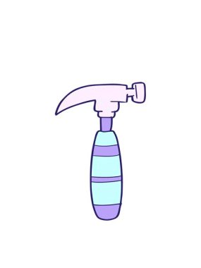 çekiç çizgi filminin hareketli animasyonu