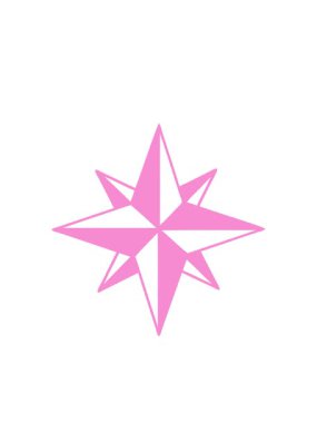 Yanıp sönen radyal çizgiler. Dövmenin siyah çizgi şeklinde canlandırılması.