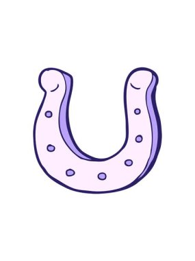 Dikkat çekici çizgi film at nalı animasyonu