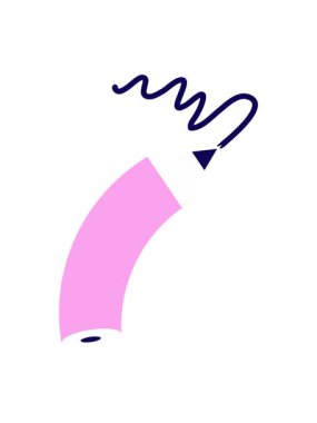 neon ışık efekti bir kalem yazma canlandırması