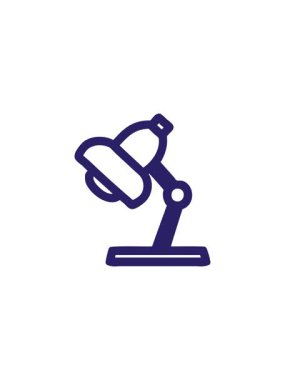 Çalışma lambası simgesi simgesinin canlandırılması dikkat çekici