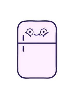 Dondurucunun sevimli çizgi filminin hareketli animasyonu