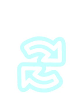 Geri dönüşüm ok simgesinin atlama hareketi canlandırması