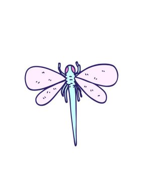 Yanıp sönen radyal çizgiler çizgi film karalama yusufçuğu animasyonu