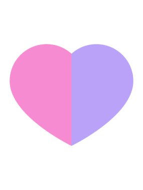 Parlak ışık etkisi kalp sembolü tasarımının animasyonu