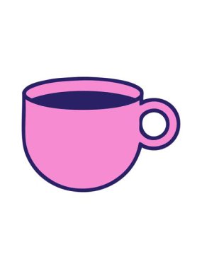 Bir fincan kahve dövmesinin hareketli animasyonu