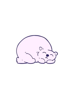 Mutlu bir kutup ayısının uykusunun bölünme etkisi