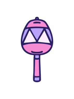 Brezilya marakas müzik aletinin titreyen hareketli animasyonu