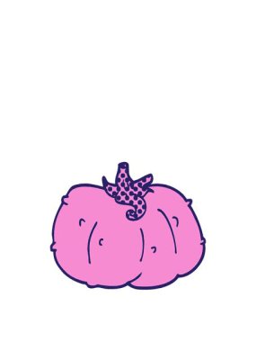 Çizgi film karalama kabağı animasyonu