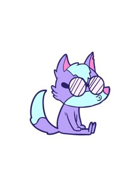 Kurt ıslığının radyoaktif parlayan animasyonu