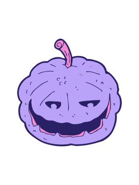 Bir Cadılar Bayramı çizgi filminin ışık efekti.